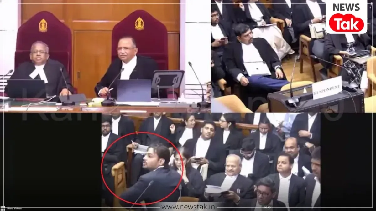 कोर्टरूम में CJI पर गुस्साए शख्स ने हवा में उड़ाए कागज