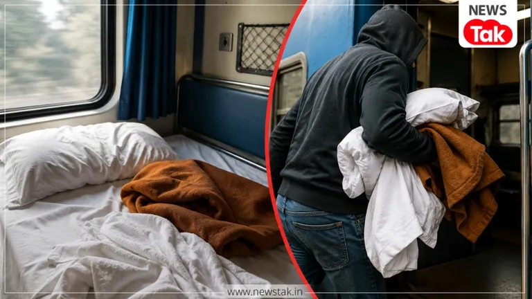 बेडशीट-कंबल चोरी पर बड़े एक्शन की तैयारी में रेलवे, दो महीने में आएगी नई पॉलिसी, यात्रियों पर भी बदल सकते नियम ट्रेनों से बेडरोल चोरी रोकने के लिए दो महीने में बनेगी नई व्यवस्था