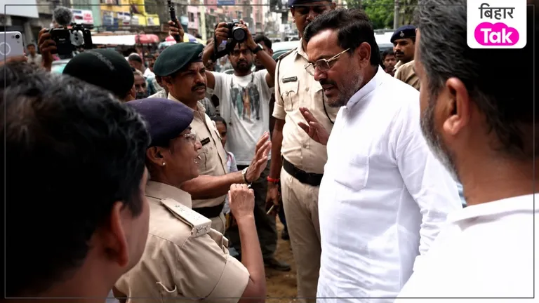 Bankipur By Election: बांकीपुर उपचुनाव में बवाल, पुलिस लाइन के बूथ पर हंगामा NewsTak