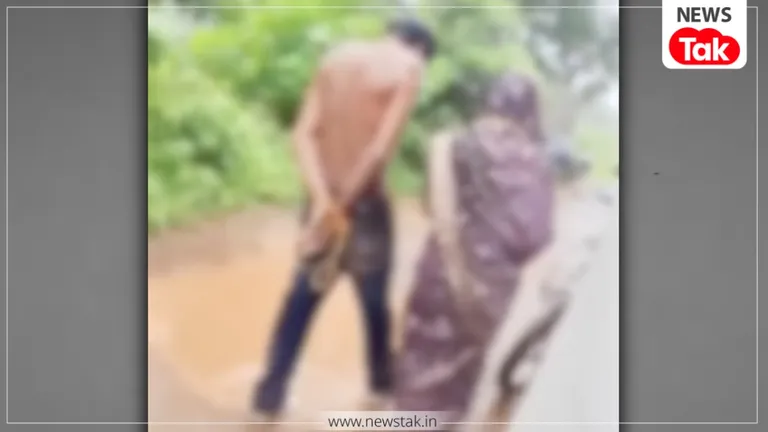 हाथों में रस्सी बांधी, बारिश में पूरे गांव में घुमाया, लोग देखते रहे तमाशा.... बड़वानी जिले में महिला और युवक के साथ क्यों किया गया ये सलूक? जानें पूरा मामला रस्सी से बांधकर गांवभर घुमाए महिला और युवक