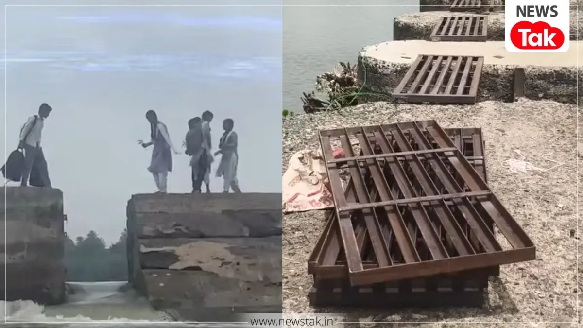 स्कूल जाते बच्चों का वीडियो हो रहा वायरल