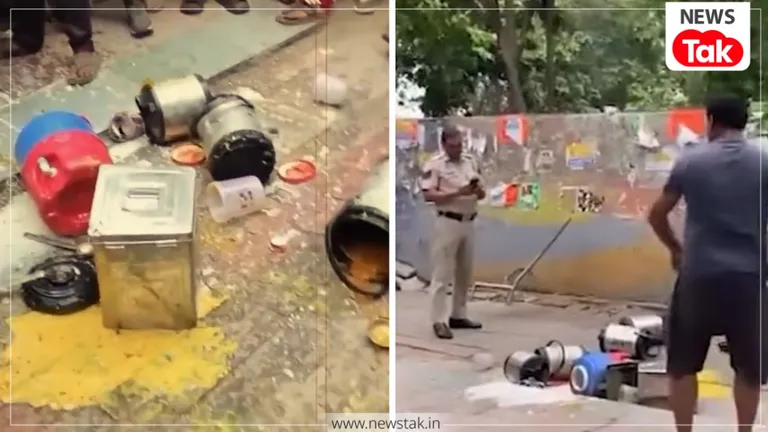 पुलिस ने खाना फेंका या वेंडर ने खुद बिखेरा? वायरल वीडियो का सच आया सामने, जानिए दिल्ली पुलिस ने क्या कहा वेंडर के दावे पर दिल्ली पुलिस किया बड़ा दावा