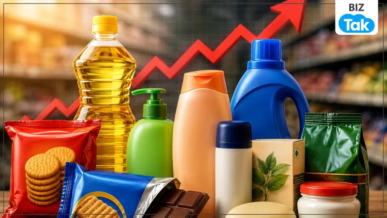 FMCG Price Hike: बिस्किट, साबुन और रोजमर्रा के सामान पर फिर बढ़ सकता है खर्च, Britannia से HUL तक की तैयारी NewsTak