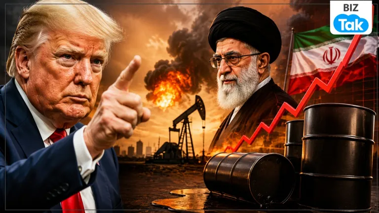 Crude Oil : ईरान पर फिर बरसे ट्रंप, 'मैं उसका बैंकर हूं' बयान से Crude Oil में मचा हड़कंप NewsTak