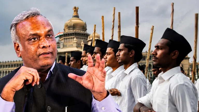 RSS की शाखा के लिए परमिशन जरूरी? कर्नाटक सरकार के नए बिल पर BJP नेता बोले- 'सबक सिखाएंगे', खड़गे ने दिया जवाब Karnataka RSS controversy
