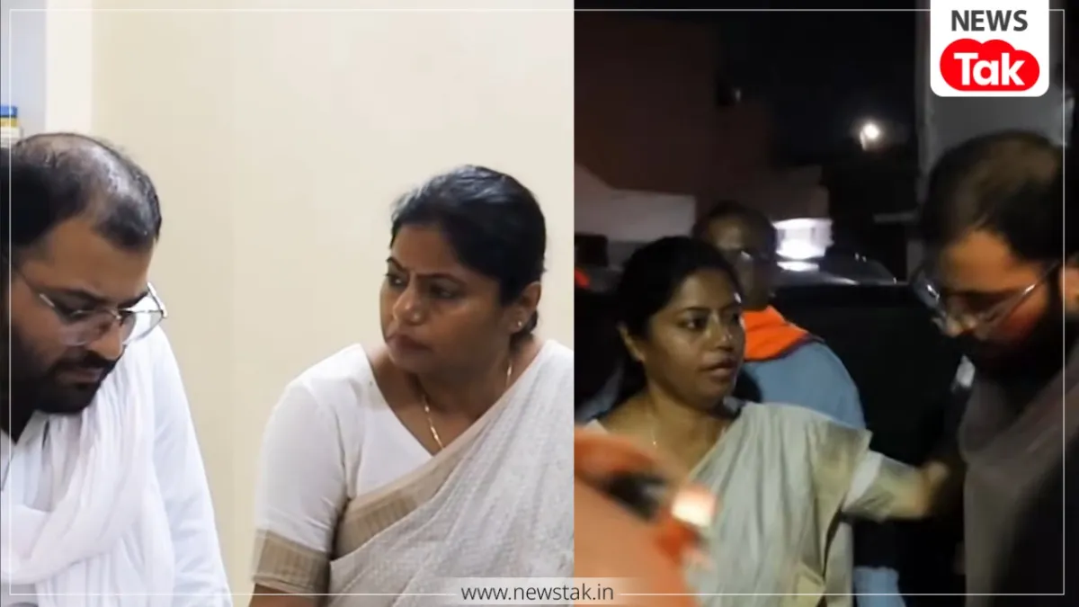 अतीक अहमद के बेटे एहजम से मिलीं पल्लवी पटेल