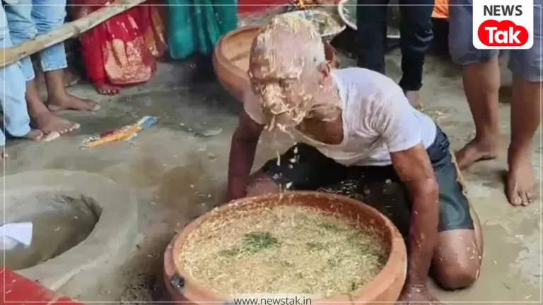 हर तीन साल में नागपंचमी के दिन बुद्धिराम खाने लगते हैं जानवरों का चारा...आखिर क्या है महाराजगंज के 70 साल के इस शख्स का राज? Buddhi Ram Mahishasur Story