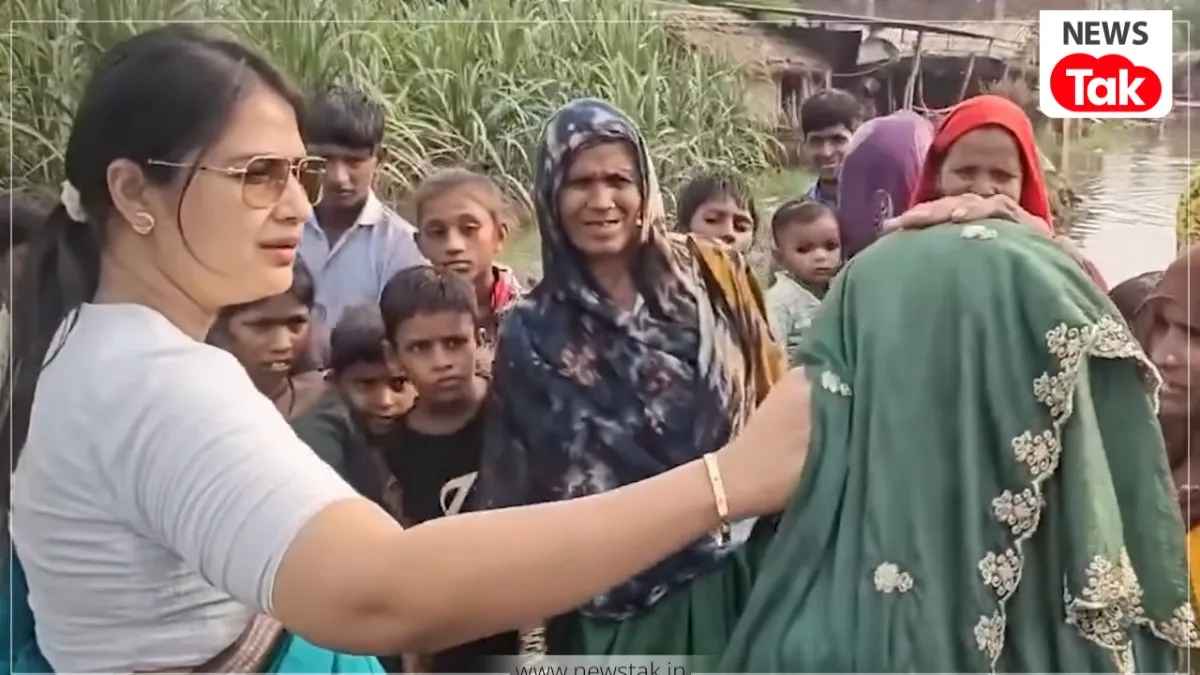 बाढ़ में बुजुर्ग महिला की मदद कर क्यों चर्चा में आईं IAS कविता मीणा