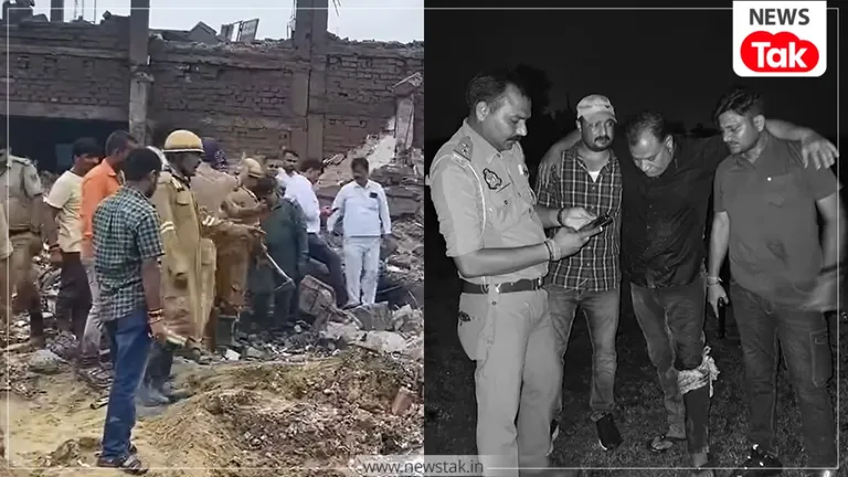 कौशांबी पटाखा फैक्ट्री ब्लास्ट: पुलिस का बड़ा एक्शन! मुख्य आरोपी नौशाद एनकाउंटर के बाद गिरफ्तार, दो सिपाही भी किए सस्पेंड कौशांबी पटाखा फैक्ट्री हादसे पर बड़ा एक्शन
