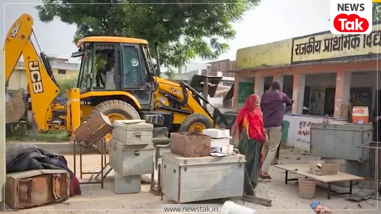 जयपुर: जिस स्कूल में CJP और ग्रामीणों में हुआ था विवाद, तबेले में पढ़ाई को मजबूर थे बच्चे! अब वहां जो हुआ उसने खींचा सबका ध्यान रामपुरा में जर्जर स्कूल भवन पर चला प्रशासन का बुलडोजर