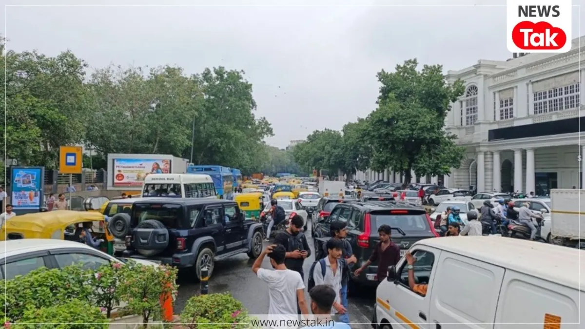 दिल्ली में ट्रैफिक का हाल 