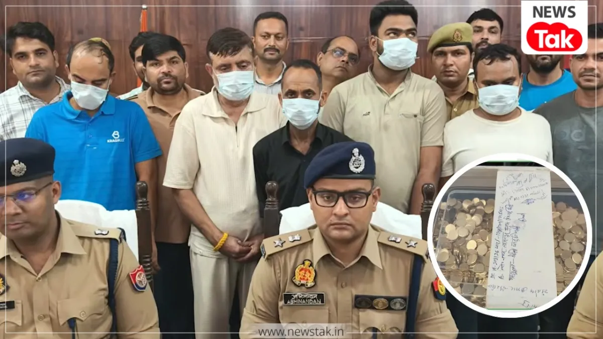 सोनीपत में नकली सिक्के बनाने वाली फैक्ट्री का पर्दाफाश
