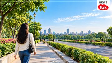 Delhi weather update दिल्ली में साफ हुआ मौसम