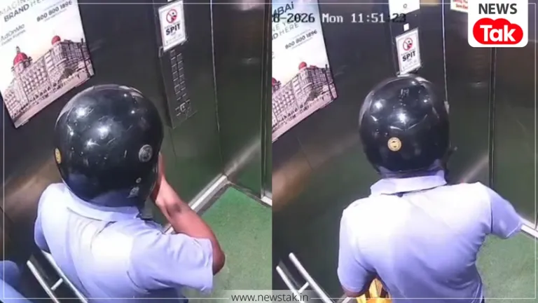 खाना पहुंचाने आया डिलीवरी बॉय, लिफ्ट में कर दी शर्मनाक हरकत; CCTV से खुला राज Mumbai Delivery Boy Viral Video