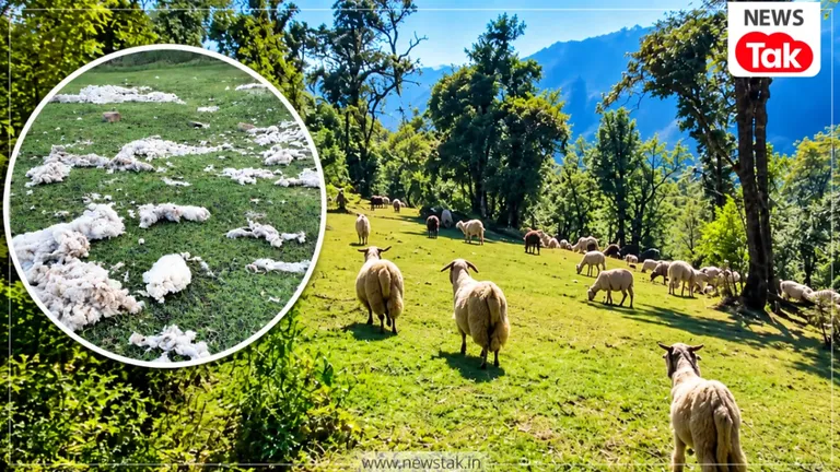 टिहरी: सरकारी दावों के बीच जंगलों में सड़ रही कई टन ऊन, आखिर भेड़ पालकों की मेहनत का ये हाल क्यों? जानिए क्या है पूरा मामला स्वरोजगार के दावों के बीच जंगलों में सड़ रही ऊन