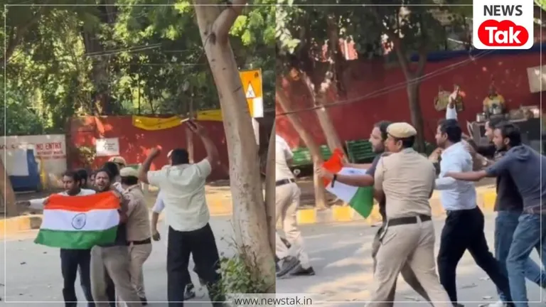 जंतर-मंतर से बड़ी खबर, कॉकरोच जनता पार्टी के नेता सौरभ दास और आशुतोष रांका पुलिस हिरासत में सौरभ दास- आशुतोष रांका