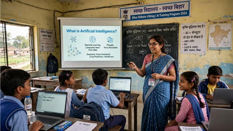बिहार के 84 सरकारी तकनीकी संस्थानों में शिक्षकों को मुफ्त AI ट्रेनिंग, Google के साथ हुआ करार AI Image