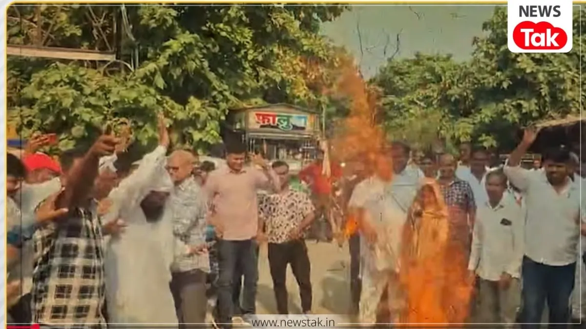 राजस्थान BJP अध्यक्ष मदन राठौड़ एक सार्वजनिक कार्यक्रम के दौरान यह बयान दिया. (Photo-X/@PTI_News))
