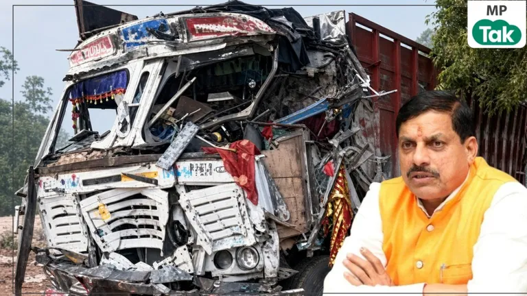 ग्वालियर ट्रक हादसा: शीतला माता मंदिर के पास बेकाबू ट्रक ने 15 श्रद्धालुओं को कुचला. सीएम मोहन का सख्त एक्शन CSP समेत 8 पुलिसकर्मी निलंबित NewsTak