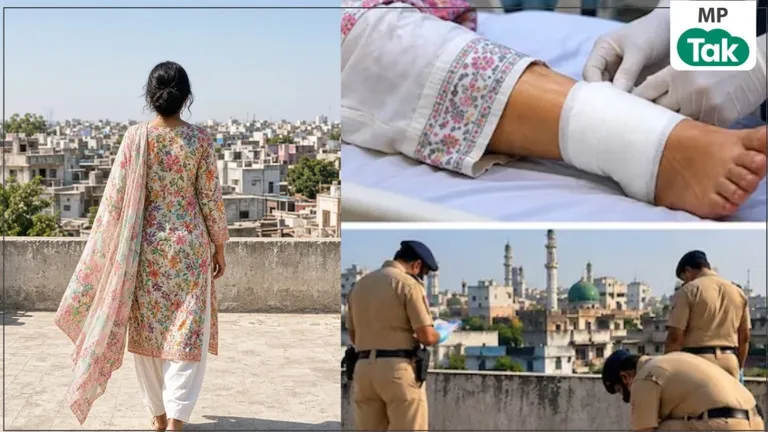 भोपाल में छत पर टहल रही थी सायरा खान, अचानक चली गोली पैर में आकर लगी, लेकिन गोली चलाई किसने..? सायरा खान पांचवीं मंजिल की छत पर टहल रही थी, फिर अचानक कुछ चुभा, अस्पताल में पता चला किसी ने मारी है गोली