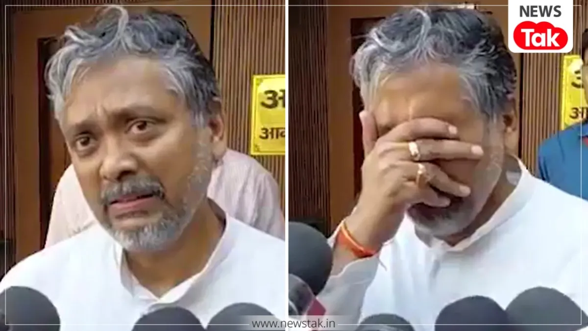 चुनाव के बीच सपा प्रत्याशी की आंखें छलकीं