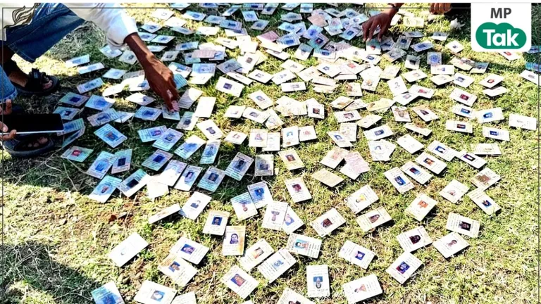 Voter ID Cards Found: मध्य प्रदेश में नर्मदा किनारे मिले सैंकड़ों इंदौर के वोटर ID कार्ड, कांग्रेस ने मचाया बवाल नदी किनारे कहां से आए सैंकड़ों वोटर कार्ड ? जांच में जुटा प्रशासन