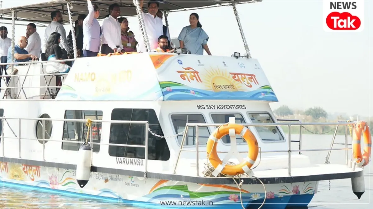 यमुना नदी पर क्रूज सेवा जल्द होगी शुरू