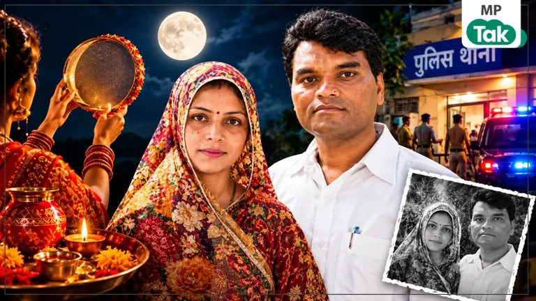 ग्वालियर : करवाचौथ के दिन ही पत्नी का मर्डर, पति ने थाने पहुंचकर कबूली हत्या की बात ! करवा चौथ पर पति ने पवित्र रिश्ते की ले ली जान ?