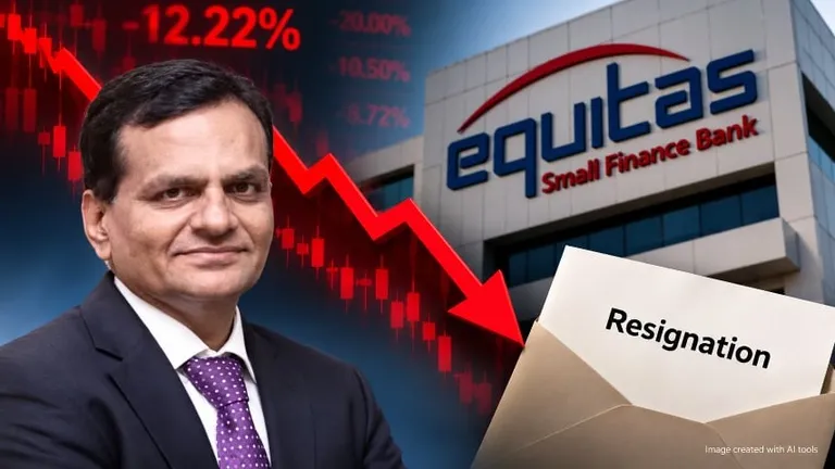 Equitas SFB Share: मुनाफा 803% बढ़ा, CEO ने दिया इस्तीफा तो शेयर में लग गया लोअर सर्किट ? NewsTak