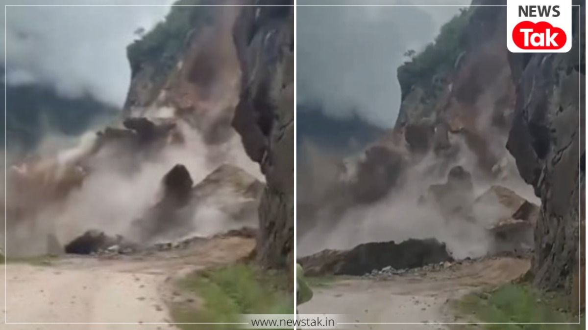 Pithoragarh Landslide Viral Video