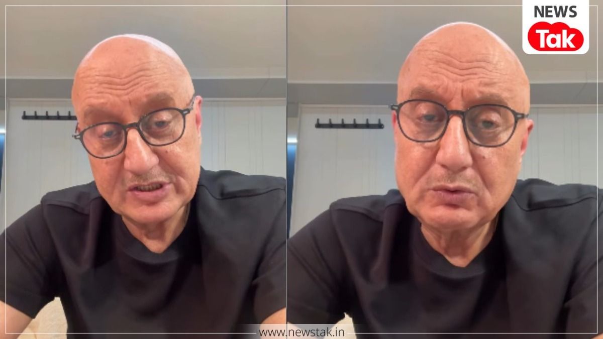 Anupam kher video on students protest