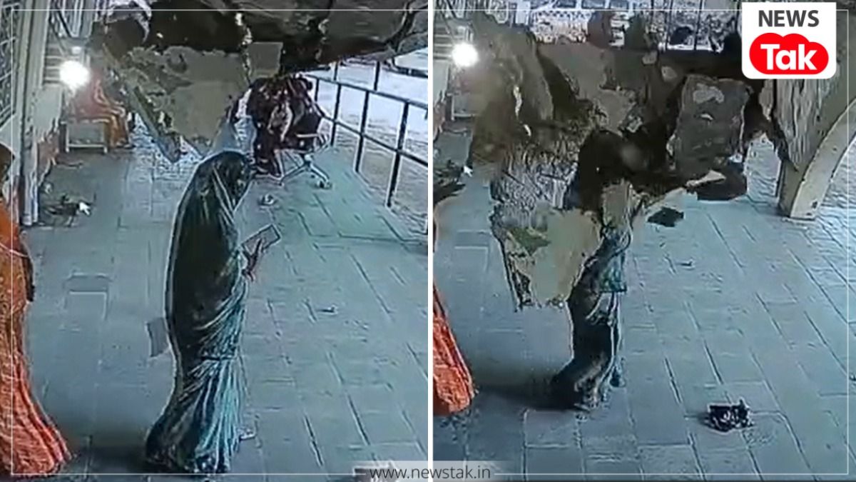 Sujangarh hospital accident CCTV