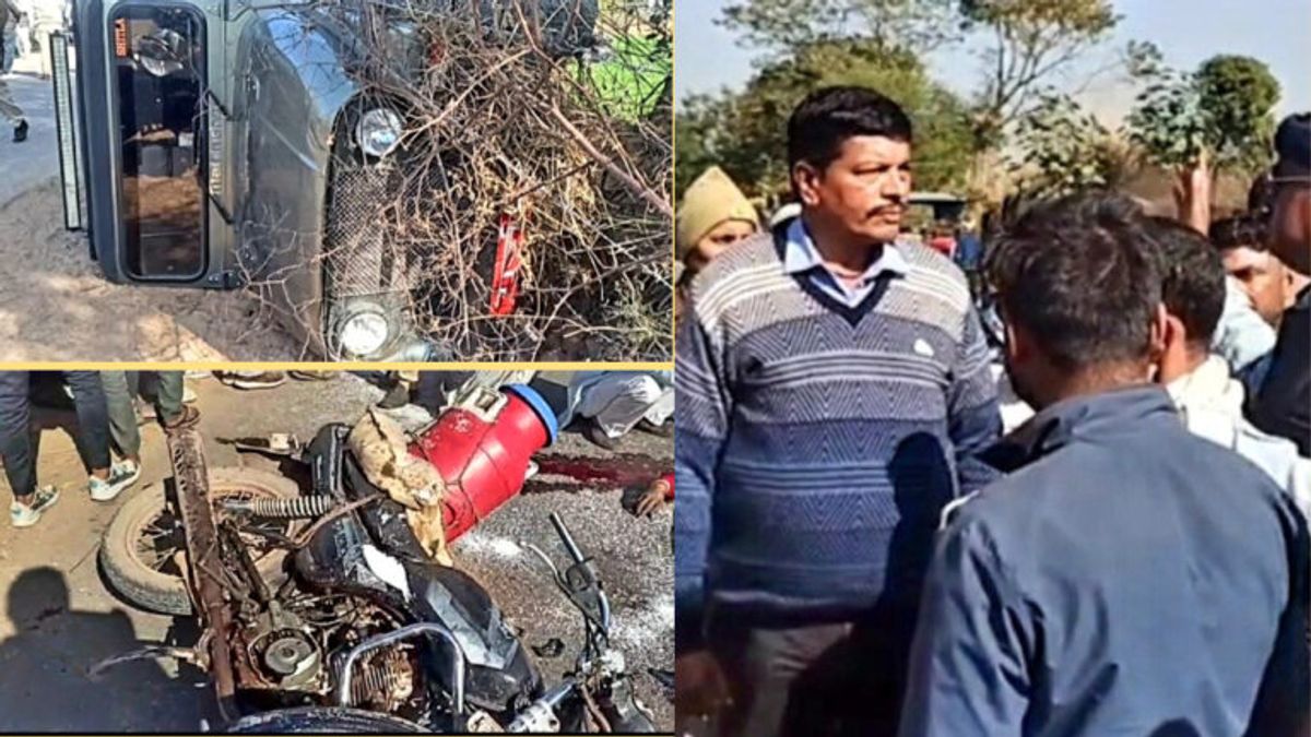 धौलपुर: बेकाबू जीप ने बाइक सवार युवक को कुचला, आक्रोशित लोगों ने सड़क पर लगाया जाम NewsTak