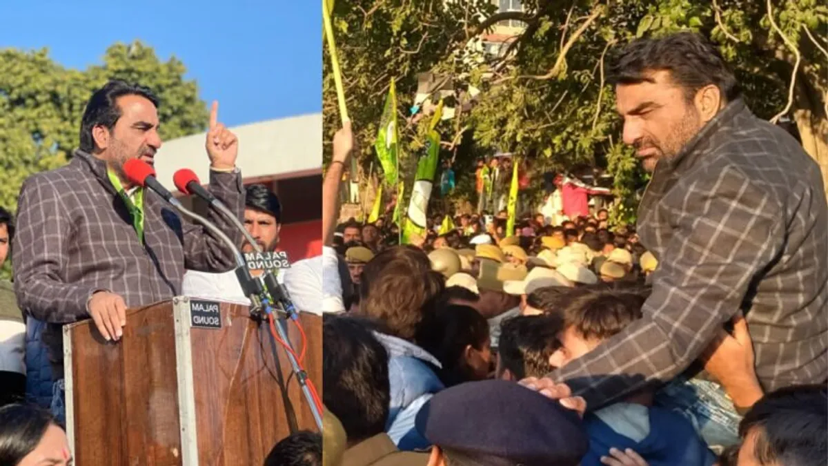 पेपर लीक को लेकर अब हनुमान बेनीवाल ने गहलोत पर उठाए सवाल, सीएम हाउस की तरफ किया कूच NewsTak