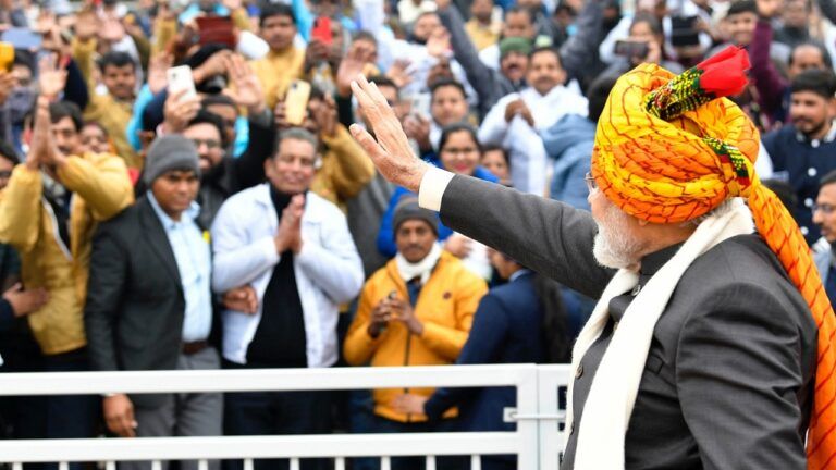 पीएम की पगड़ी स्टाइल चर्चा में, गणतंत्र दिवस के मौके पर मोदी ने पहना राजस्थान का ये खास साफा, जानें NewsTak