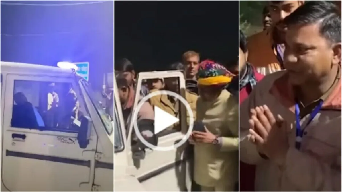 Video: कांग्रेस MLA बिधूड़ी ने परिवहन दस्ते को रंगे हाथों वसूली करते पकड़ा, 3 लोग बैग लेकर फरार NewsTak