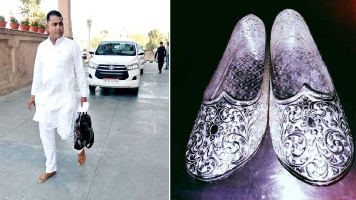 प्रतिज्ञा पूरी हुई तो नंगे पांव चल रहे विधायक के लिए समर्थकों ने बनवाए चांदी के जूते NewsTak