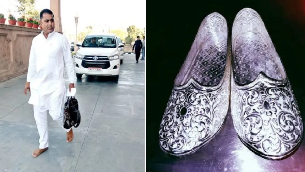 प्रतिज्ञा पूरी हुई तो नंगे पांव चल रहे विधायक के लिए समर्थकों ने बनवाए चांदी के जूते NewsTak