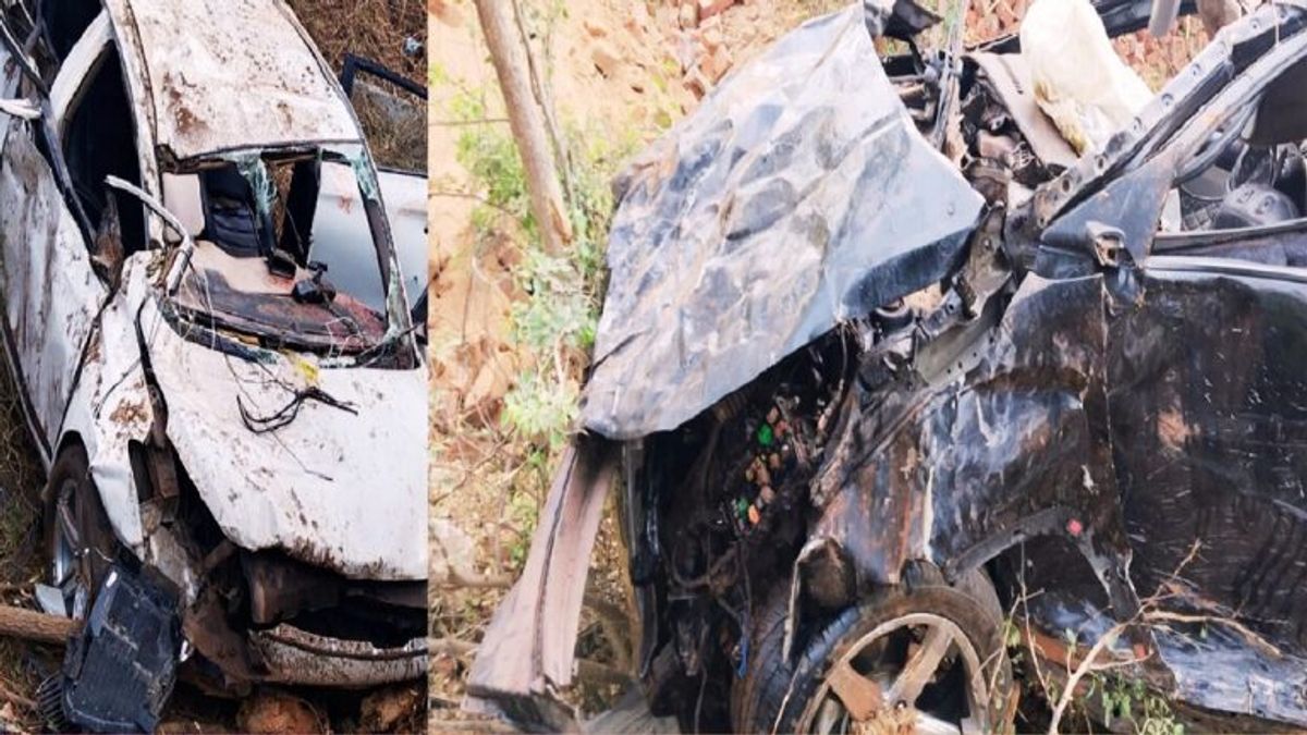 हनुमानगढ़: एक के बाद एक गड्ढे में जा गिरीं 2 कारें, 5 श्रद्धालुओं की मौत, 5 घायल हनुमानगढ़: एक के बाद एक गड्ढे में जा गिरीं 2 कारें, 5 श्रद्धालुओं की मौत, 5 घायल