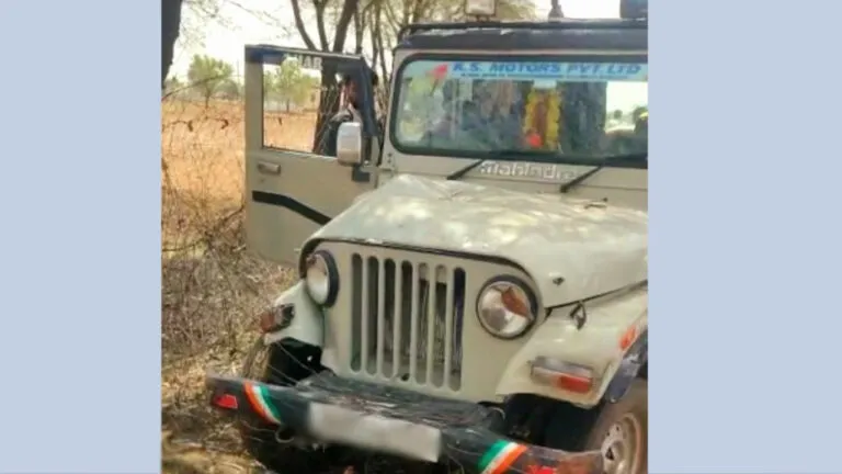 जयपुर में भयानक एक्सीडेंट: सड़क किनारे बैठे 6 लोगों को जीप ने कुचला, 3 लोगों की मौके पर मौत