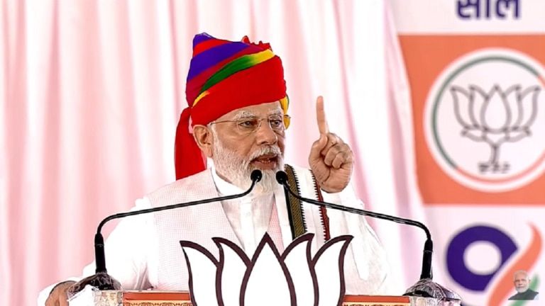 राजस्थान के अजमेर पहुंचे पीएम मोदी, विशाल जनसभा को किया संबोधित