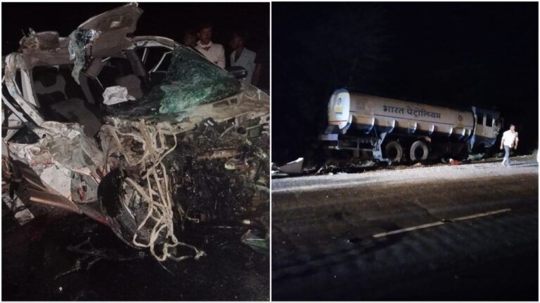 Jodhpur: कार और टैंकर में जबरदस्त भिड़ंत, 4 की मौत, 7 घायल,  रामदेवरा के दर्शन कर लौट रहा था परिवार