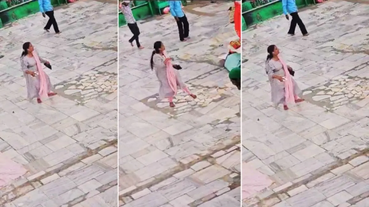 अजमेर दरगाह में महिला के ठुमके लगाने का वीडियो वायरल, खादिम समुदाय नाराज; देखें Video अजमेर दरगाह में महिला के ठुमके लगाने का वीडियो वायरल, खादिम समुदाय नाराज; देखें Video