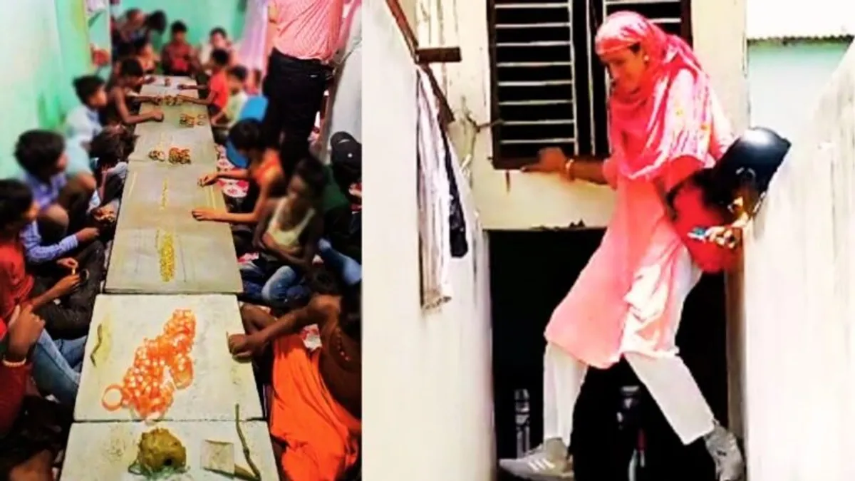 बंद कमरे में बच्चों से करवाई जा रही थी मजदूरी, टीम ने छत से कूदकर 22 बच्चों को किया रेस्क्यू बंद कमरे में बच्चों से करवाई जा रही थी मजदूरी, टीम ने छत से कूदकर 22 बच्चों को किया रेस्क्यू