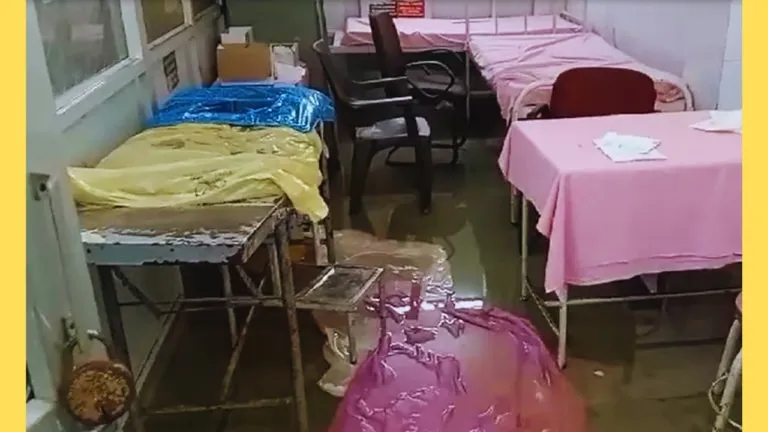 कोटा: 30 करोड़ से बने सरकारी अस्पताल जेके लोन की खुली पोल, बारिश में झरना बन गई छत, हालात बदतर! NewsTak