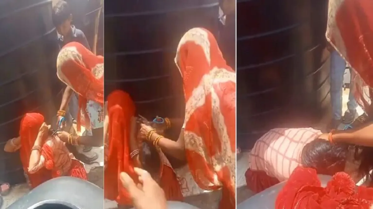 सीकर: ससुराल में महिला के साथ मारपीट कर काटे बाल, Video किया वायरल सीकर: ससुराल में महिला के साथ मारपीट कर काटे बाल, Video किया वायरल
