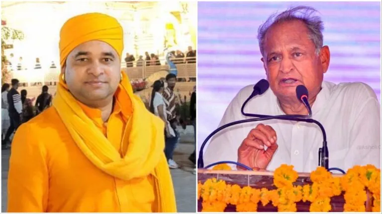 बहरोड़: गहलोत पर जमकर बरसे बालकनाथ, बोले- ये मुगलिया सरकार, सीएम आवास बन गया फतवा हाउस