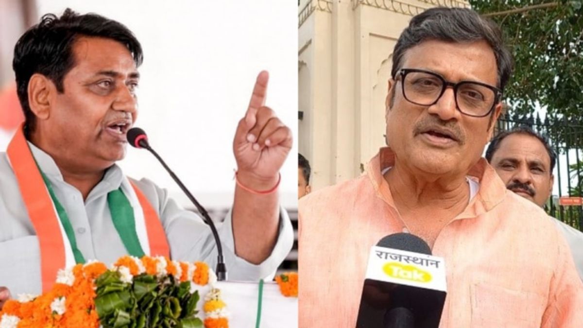 राजेंद्र राठौड़ की फिसली जुबान, बोले- ‘चुनाव में जनता Vs बीजेपी रहेगा’, डोटासरा ने किया पलटवार राजेंद्र राठौड़ की फिसली जुबान, बोले- 'चुनाव में जनता Vs बीजेपी रहेगा', डोटासरा ने किया पलटवार