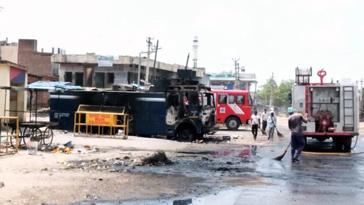 नूंह हिंसा के बाद भरतपुर में अलर्ट, मोनू मानेसर भिवानी हत्याकांड के जांच के दायरे में नूंह हिंसा के बाद भरतपुर में अलर्ट, मोनू मानेसर भिवानी हत्याकांड के जांच के दायरे में