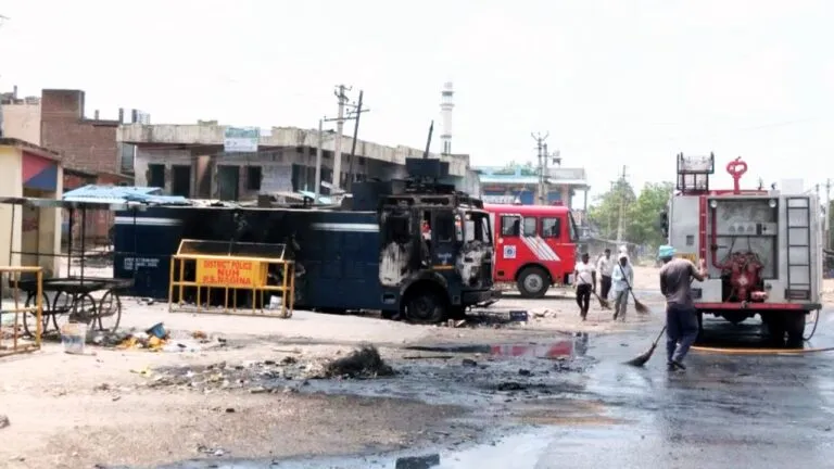 नूंह हिंसा के बाद भरतपुर में अलर्ट, मोनू मानेसर भिवानी हत्याकांड के जांच के दायरे में नूंह हिंसा के बाद भरतपुर में अलर्ट, मोनू मानेसर भिवानी हत्याकांड के जांच के दायरे में